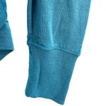 Athleta  Size‎ Medium Blue Long Sleeve Shirt Top Blouse Soft Modal Blend Athletic Photo 2