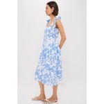 NWT Tuckernuck Hyacinth House Lupine Midi in Blue & White Floral Tank Dress S Photo 1