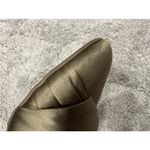 Birdies  The Songbird Mules Khaki Green Satin Quilted Sz. 8 Photo 6