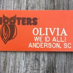 Hooters  Girl Uniform Name Tag “Olivia” Halloween Photo 1