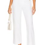 Spanx NWT Stretch Twill Cropped Wide Leg Pant In Bright White Photo 1