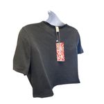 Romwe Women's Black Pink 2 Pair of Shirts Crop Top Tie Front Size L SKU 1035 Photo 3