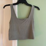 Dry Goods cropped olive green tank Photo 2