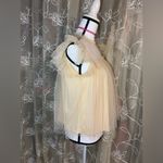 Storia  Beige Polka Dot Tulle Blouse Photo 2