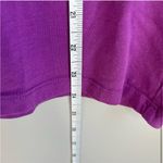 Bombas  Purple V-Neck T-Shirt Size Medium Pima Cotton Photo 3