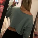 Target cropped one shoulder crewneck Photo 1