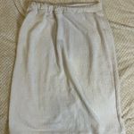 3X white soft embroidered floral pencil skirt Photo 0