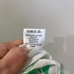 Draper James RSVP Ruffle Neck Midi Dress Green Floral Linen Blend NWT Sz 10 Photo 9