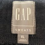 Gap Sweats Black Rib Knit Tapered High Waist Drawstring Trousers Jogger Pants XL Photo 3