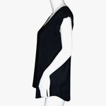 EXPRESS Shirt Women Small Black Office Casual Versatile Neutral Basic Minimalist Photo 2