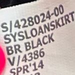 Banana Republic  Sloan Knee Length Black Mid Rise Pencil Skirt Size 8 Photo 5