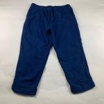 J. Jill Dark Marine Blue Linen Cuffed Ankle Lounge Pant XL Photo 6
