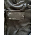 ASOS  Black Soft Touch Stretch Strappy Fitted Minimal Layering Unitard Jumpsuit 6 Photo 3