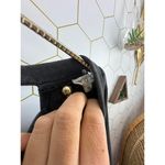 POL  Back Cross Strap Oversized Balloon Sleeve Sweatshirt in Black - Size - Small Photo 4