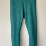 Lululemon Wunder Train High Rise Crop Leggings Crunch Teal Lagoon Athleisure Photo 2