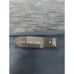 The Limited  Wrap Dress Womens‎ M Dark Blue Grey V Neck Career Wear Photo 3