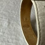 Fossil : White Leather Bracelet- Silver Tone Butterfly Accent Photo 9