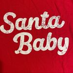Isabel Maternity Santa Baby Holiday Long Sleeve Tee Red Size undefined Photo 6