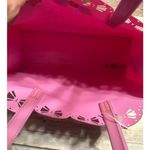 Ted Baker  Icon Tote Bag Pink Metallic Bow Detail Coquette Plastic Cut-Out NWT Photo 7
