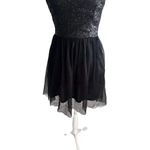 DELIAS Black Mesh Tulle A Line Skater Dress Size M Size M Photo 5