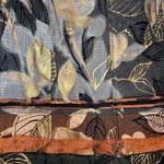 Coldwater Creek Womens Blazer Suit Jacket Metallic Accent Leaf Print 18 Photo 5