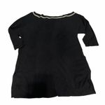 Thalia Sodi Off The Shoulder Sweater Black Large Photo 6