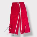 Maeve by anthropologie fuschia high rise capri size 4 Pink Photo 2