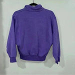Women’s Vintage 90's Ellesse Big Logo Spell Out Sweatshirt Medium Purple Photo 5