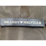 Brandy Melville  Black Full Zip Hooded Windbreaker California Malibu Unisex Photo 1