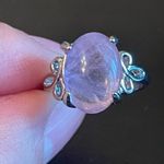 Elegant purple amethyst S925 silver ring size 7.25 Photo 4