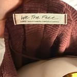 We The Free NWT Burgundy Oversized Long Sleeve Sweatshirt Photo 6