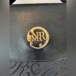 Nina Ricci Women’s Vintage Signature Script‎ Two Way Flap Bag Black Photo 13