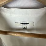 Madewell  White Button Front Long Sleeve Tunic S Photo 3