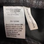 Amanda & Chelsea Womens Size 8 Plaid Straight Leg Career Pants Gray Black Photo 5