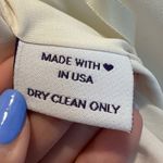 Floravere Silk Cupro Off White Midi Skirt Size 4 NEW Bridal Bachelorette Photo 8