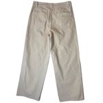 Vince Women's 12 Washed Twill Wide Leg Pants Haystack Casual High Rise Cotton Photo 3