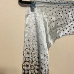 Echo‎ Silk Scarf Gold Purple Green Geometric Brown Photo 2