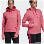 Adidas XL Pink Pullover Hoodie Sweatshirt with Kangaroo Pocket Photo 1