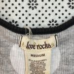 Love Rocks Sequin Polka Dot Tank – Size M Black Photo 3