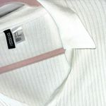 Divided by H&M Womens Medium Collared Ribbed Knit Long Sleeved Crop Top•Slim Fit Photo 5