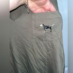 PINK - Victoria's Secret PINK by Victoria’s Secret Y2K Olive Green Tropical Long Sleeve Tshirt Size Large Photo 6