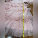 Jessakae NWOT  Blush Pink Tulle Floral Embroidered Midi Harper Dress Photo 8