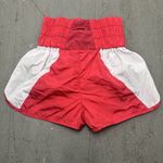 Free People FP Movement Women's‎ High Rise Running Shorts Red Green White Size Small Active Photo 1