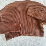 Forever 21  Sweater Knit Cropped Brown Photo 1
