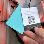 Ming Wang NWT  Modern Fit Drop Waist Flounce Dress Abstract Print XL Retail $235 Photo 3