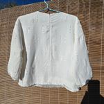 Derek Lam  10 Crosby white Blouse top size 4 Fringe Photo 5