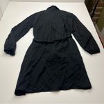 Bella Dahl  Belted Pullover Shirt Dress Women's Size XS Black Long Sleeve Ecovero Photo 13
