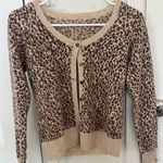 Light cheetah print cardigan, trendy Multi Photo 2