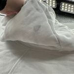 Reformation Tanner White & Blue Light Tie Dye Long Sleeve Hoodie in Tornado XS Photo 9