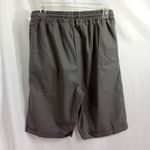 Unbranded Womens Gray Shorts L Cuffed‎ Drawstring Elastic Waist Size L Photo 3
